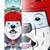 Polar Bear Skateboard for Beginners Kids Teens Adults Holiday Skateboards - Ready to Ride Out of Box view 4