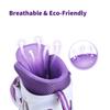 Adjustable Size Double Roller Skates, All Wheels Light Up, Fun Illuminating for Girls & Boys, Rollerskates for Kids Beginners, Small (12J-2), Purple view 4