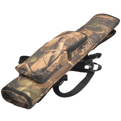 ZYCSKTL Arrow Holder Archery Back Arrow Quiver,Cross-Back Three-Point Arrow Quiver, Outdoor and Indoor Competition Quiver, Arrow Holder for Hunting (Color : Camouflage, Size : 54.9 * 14 * 7.9cm)