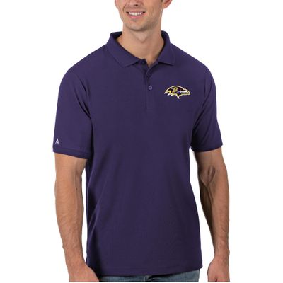 Antigua Men's Purple Baltimore Ravens Legacy Pique Polo
