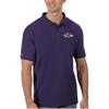 Antigua Men's Purple Baltimore Ravens Legacy Pique Polo view 1