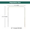 ApudArmis Regulation Croquet Wickets, Set of 9 Colorful Square Arrow Wickets Replacement for 28In or 32In Croquet Lawn Backyard Outdoor Game (8.1In Height & 6.3In Width) view 2