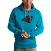 Antigua Men's Blue Carolina Panthers Victory Pullover Hoodie view 1