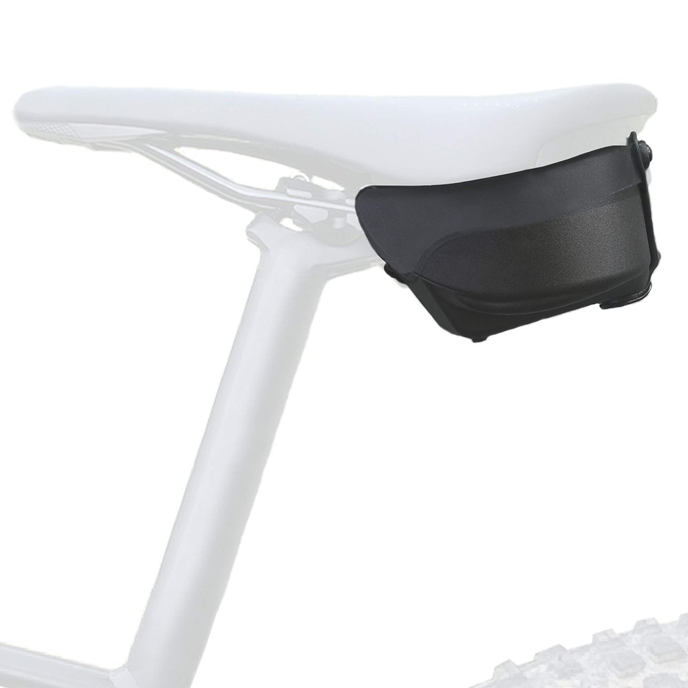 Cyckit Aeroclam P2 Bike Saddle Bag Compact Seat Bag Cycling Small Under Seat Hard Shell Waterproof Aerodynamic for Mountain Road Bike Flat Top Medium Lower