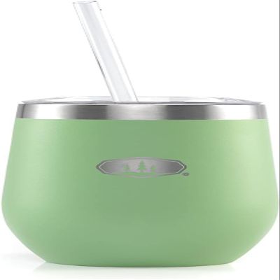 GSI Outdoors Glacier Stainless Tumbler | Lightweight Double-Wall Vacuum Insulated Tumbler with Straw for Camping, BBQ, Cocktails