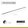 OneTigris Lightweight Tent Poles, 2pc/Set, 7075 Aluminum Alloy, Adjustable & Extendable view 2
