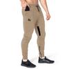 BROKIG Mens Thigh Mesh Gym Jogger Pants, Men's Casual Slim Fit Workout Bodybuilding Sweatpants with Zipper Pocket (Beige, Medium) view 1
