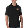 Antigua Men's Black Cincinnati Bengals Legacy Pique Polo view 1