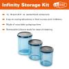 GSI Outdoors Infinity Storage Set I 3 Piece Food Storage for Camping and Backpacking view 2
