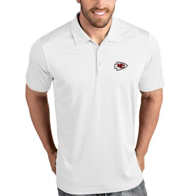 Antigua Kansas City Chiefs Tribute Polo - White