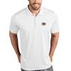 Antigua Kansas City Chiefs Tribute Polo - White view 1