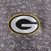Antigua Men's Charcoal Green Bay Packers Fortune Quarter-Zip Pullover Jacket view 4