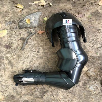 Nautical-Mart Medieval Antique Full Length Steel Arm Guard: Knight Costume