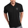 Antigua Men's Black Las Vegas Raiders Team Tribute Polo view 1