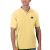 Antigua Men's Gold New Orleans Saints Legacy Pique Polo view 1
