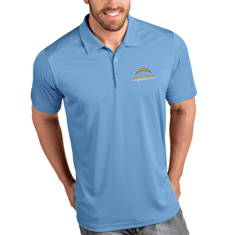 Antigua Men's Powder Blue Los Angeles Chargers Tribute Polo