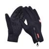 FOXLVDA Winter Warm Gloves for Men and Women, with Thin Sensitive Touchscreen Texting Fingers, Windproof and Waterproof Glove, for Daily Work, Cycling, Driving, Hiking (Black, Medium) view 1
