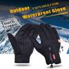 FOXLVDA Winter Warm Gloves for Men and Women, with Thin Sensitive Touchscreen Texting Fingers, Windproof and Waterproof Glove, for Daily Work, Cycling, Driving, Hiking (Black, Medium) view 4
