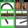 FEED GARDEN 16 Inch 16 Pack Rebar Stakes Heavy Duty J Hook, Galvanized Steel Ground Stakes Tent Stakes Ground Anchors, Chain Link Fence Stakes, Trampoline Stakes, Black view 4