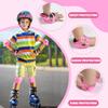 JBM Kids/Youth Knee Pad Elbow Pads and Wrist Guards Protective Gear Set for Skateboarding Cycling Roller Skating Inline Skating Scooter Riding Sports BMX Biking Sports (Pink) view 2