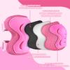JBM Kids/Youth Knee Pad Elbow Pads and Wrist Guards Protective Gear Set for Skateboarding Cycling Roller Skating Inline Skating Scooter Riding Sports BMX Biking Sports (Pink) view 4
