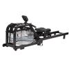 Koreyosh Rowing Machine Indoor Water Rower with LCD Digital Monitor Water Resistance Row Machine Home Gym Equipment for Whole Body Exercise Cardio Training,Stainless Steel view 1