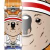 Holiday Sporting Animals Koala Complete Skateboard for Beginners Kids Teens Adults view 4