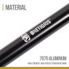 OneTigris Lightweight Tent Poles, 2pc/Set, 7075 Aluminum Alloy, Adjustable & Extendable view 4