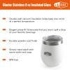 GSI Outdoors 63349 Glacier Stainless Insulated 8 fl. Oz Glass - White view 2