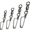 GERUITE Corrosion Resistance Fishing Snap Swivels Ball Bearing Swivels Black Nickel Fishing Swivels Saltwater Ball Bearing Swivels Barrel Swivels for Freshwater Fishing #10(20Pcs) view 1