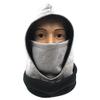 DAG Gear Hooded Scarf (Grey Solid) view 2