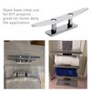 Boat Cleats Stainless Steel Boat Cleat 6 Inch 316 Stainless Steel Boat Cleats Flat Top Open Base Cleat Boat Dock Cleats 6 Inch Boat Rope Cleat Boat Mooring Cleat pack of 2 view 2