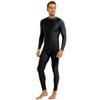 Shinsto Men's Adult Mock Neck Full Body Unitard Leotard Bodysuit Spandex Zentai Suits Costumes Black Large view 4