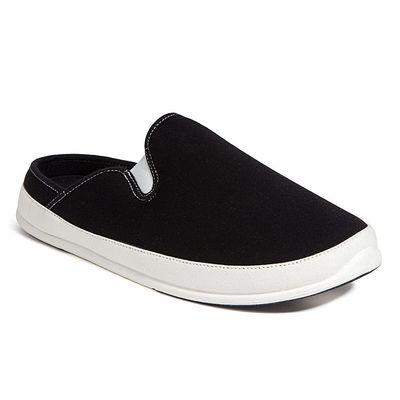 Deer Stags Men's Spike Slipper, Black, 10