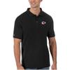 Antigua Men's Black Kansas City Chiefs Legacy Pique Polo view 1