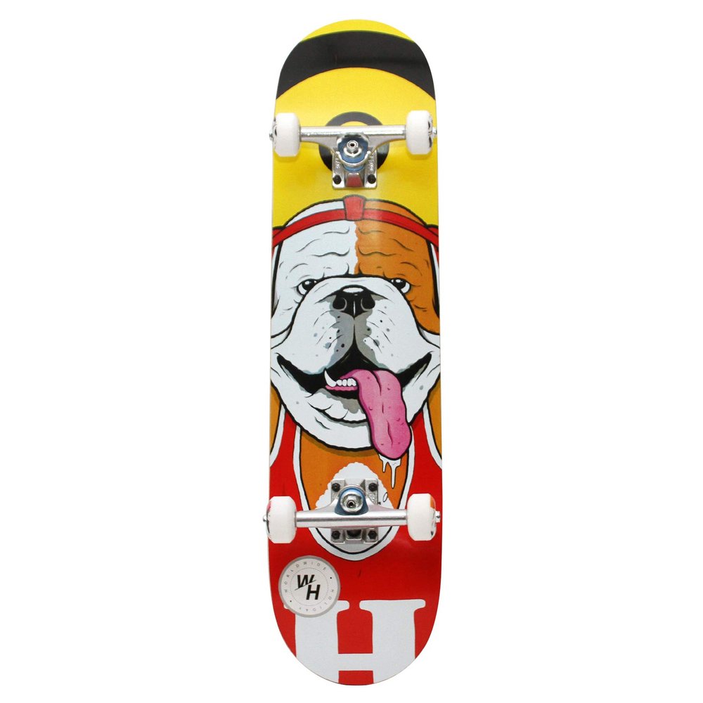Holiday Sporting Animals English Bulldog Complete Skateboard for Beginners Kids Teens Adults