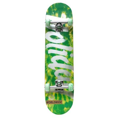 Holiday Green Tie Dye Complete Skateboard for Beginners Kids Teens Adults