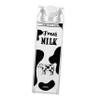 Cabilock Plastic Water Bottle, 500ml, Cow Printed, Portable for Outdoor Sports Travel Camping view 1