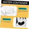Cabilock Plastic Water Bottle, 500ml, Cow Printed, Portable for Outdoor Sports Travel Camping view 3