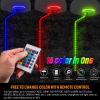 Waybelive LED Basketball Lights SetRemote Control Basketball Rim&Pole LED Light, 16 Color Change by Yourself, Waterproof, Super Bright to Play at Night Outdoors, Good Gift for Kids view 2