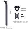 27.2 Carbon Seatpost Road Bike Seat Post 27.2mm Bicycle Seatposts for Mountain Bike 350mm for Cycling 3K Glossy Offset Seat Posts for Road Bicycles (27.2x350mm) view 3