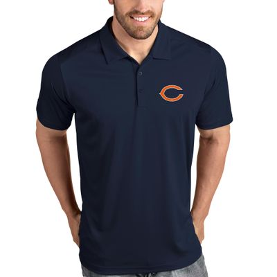 Antigua Men's Navy Chicago Bears Tribute Polo