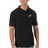 Antigua Men's Black Philadelphia Eagles Legacy Pique Polo view 2