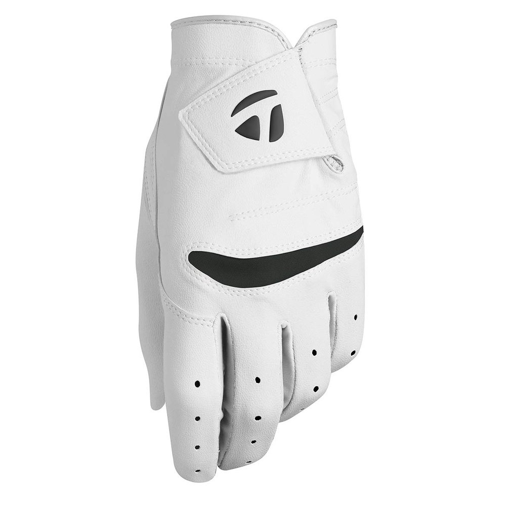 TaylorMade Golf 2021 STRATUS SOFT CADET GLOVE, X-LARGE , WHITE