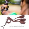 Rodipu Archery Glove, WearResistant Adjustable Thicken Practical with Buckle Hunting Three Fingers Glove, for Men Women Archery Training Hunting view 3