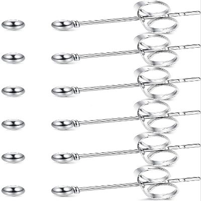 12Pcs 2MM Tiny Dot Stud Earrings, 20G Hypoallergenic Surgical Steel Small Silver Cartilage Helix Piercing Jewelry, Micro Stacked Stud Earring, Mini Ball Post Earrings Set for Multiple Hole Piercing