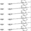 12Pcs 2MM Tiny Dot Stud Earrings, 20G Hypoallergenic Surgical Steel Small Silver Cartilage Helix Piercing Jewelry, Micro Stacked Stud Earring, Mini Ball Post Earrings Set for Multiple Hole Piercing view 1
