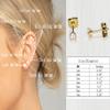 12Pcs 2MM Tiny Dot Stud Earrings, 20G Hypoallergenic Surgical Steel Small Silver Cartilage Helix Piercing Jewelry, Micro Stacked Stud Earring, Mini Ball Post Earrings Set for Multiple Hole Piercing view 4