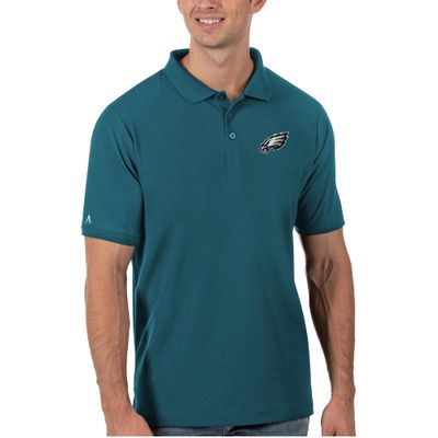 Antigua Men's Midnight Green Philadelphia Eagles Legacy Pique Polo