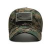 VOASTEK Adjustable Plain American Flag Hats Men Women Perfect for Running and Workouts view 3